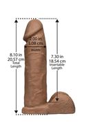 Насадка-реалистик для трусиков Харнесс Vac-U-Lock 8" ULTRASKYN Cock (20,6 см)
