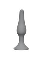 Серая анальная пробка Slim Anal Plug XL - 15,5 см.