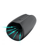 Черный мастурбатор Man Wand Pump One
