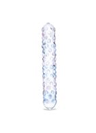 Двухцветный стеклянный стик Purple Rose Nubby (17,5 см)