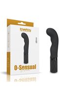 Черный вибратор O-Sensual G Intru (15,24 см)
