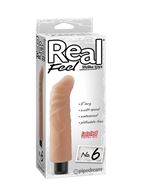 Реалистичный вибромассажер Real Feel №6 (17 см)