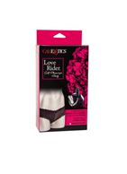 Чёрные трусики Love Rider Self Pleasurizer с вибрацией