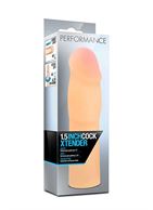 Телесная насадка-удлинитель на пенис PERFORMANCE 1.5INCH COCK XTENDER - 16 см.