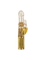 Золотой вибромассажер Platinum Jack Rabbit