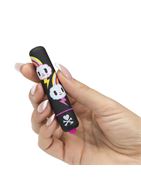 Чёрная вибропуля с тучками MINI BULLET VIBRATOR BLACK STORM CLOUDS