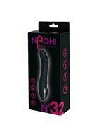 Черный вибратор NAGHI NO.32 (15 см)