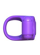 Эрекционное кольцо с двумя виброэлементами Squeeze Play Couples Ring