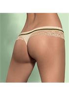 Трусики-стринги с кружевными вставками Carmelove thong