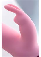 Розовый вибратор кролик Hello Rabbit (24,5 см)