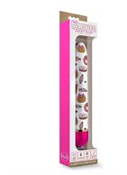 Яркий вибратор с принтом Sweet Rush (17,8 см)