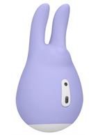 Фиолетовый клиторальный стимулятор Love Bunny - 9,4 см.