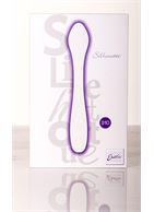 Фиолетовый перезаряжаемый вибратор Silhouette S10 - 16,5 см.