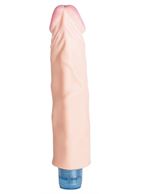 Телесный вибратор Vibro Realistic Cock Dildo без мошонки (19,5 см)