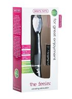 Черный вибростимулятор The Feeler - 18 см.