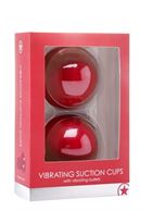 Красные вакуумные присоски с вибрацией Vibrating Suction Cup