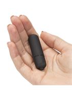 Черная вибропуля X-Basic Bullet Mini 10 speeds (5,9 см)