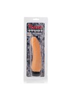 Телесный вибратор-реалистик RAW STUDS REALISTIC FLEX - 20 см.