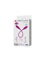 Двусторонний вибромассажер на гибком стержне Snaky Vibe - 60 см.