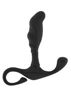 Чёрный анальный массажер простаты Prostate Massager No.27 (12,5 см)