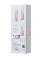 Голубой мини-вибратор MINI 2 с ребрами (11,8 см)