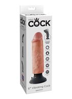 Вибромассажер-реалистик 6 Vibrating Cock - 17,8 см.