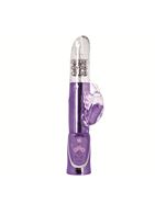 Фиолетовый хай-тек вибратор Enchanted Butterfly (25,8 см)