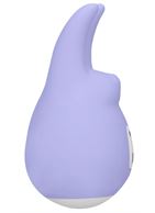 Фиолетовый клиторальный стимулятор Love Bunny - 9,4 см.
