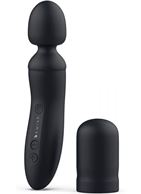 Черный клиторальный стимулятор Bthrilled Premium (21 см)
