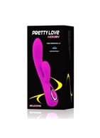 Перезаряжаемый вибромассажер Pretty Love Honey - 20 см.