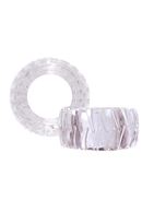 Прозрачная эрекционная шина TREADS MENS RING WIDE