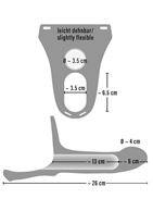 Телесный фаллопротез с вибрацией Vibrating Strap-On - 23 см.
