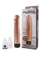 Телесный вибратор-реалистик JOYSTICK - VIBRO DONG (20 см)