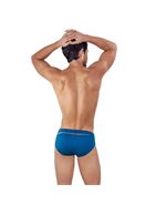Синие мужские трусы-брифы с поясом Flashing Brief