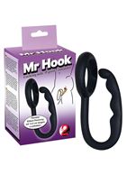 Эрекционное кольцо с анальным стимулятором Mr Hook