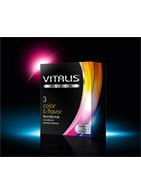 Цветные ароматизированные презервативы VITALIS premium №3 Color and flavor (3 шт)