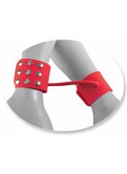 Силиконовые наручники FF ELITE - SILICONE CUFFS RED