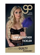 Стек с большим фиолетовым пером Large Feather Tickler (65 см)