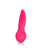 Розовый виброязычок Mini Marvels Silicone Marvelous Flicker