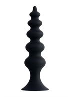 Черная анальная ёлочка Indi (11,5 см)