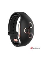 Черно-золотой вибратор-кролик с пультом-часами Anne's Desire Rabbit Vibe Wireless Watchme (20,5 см)