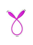 Двусторонний вибромассажер на гибком стержне Snaky Vibe - 60 см.