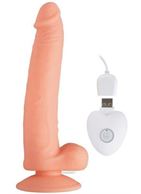 Телесный вибратор SEDUCER 20 Function Long John (21,5 см)