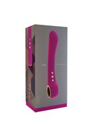 Розовый вибратор Ombra - 21,5 см.
