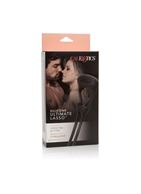Чёрное эрекционное лассо с вибрацией Silicone Ultimate Lasso