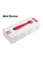 Розовый вибростимулятор Mini Emma с гнущейся головкой-шаром - 16,5 см.