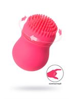 Розовый стимулятор клитора CURU-CURU BRUSH ROTER