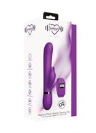 Фиолетовый вибромассажер-кролик Kegel Rabbit с браслетом (22,5 см)