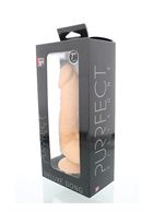 Силиконовый фаллоимитатор на присоске PURRFECT SILICONE DELUXE DONG 7INCH - 18 см.