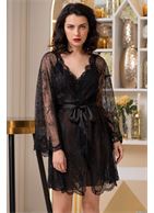 Короткое запашное кимоно Susanna